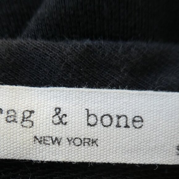 Rag and Bone Tee T-Shirt V neck High Low Hem Soft Stretchy Knit Jersey Drop Slv - Picture 4 of 6